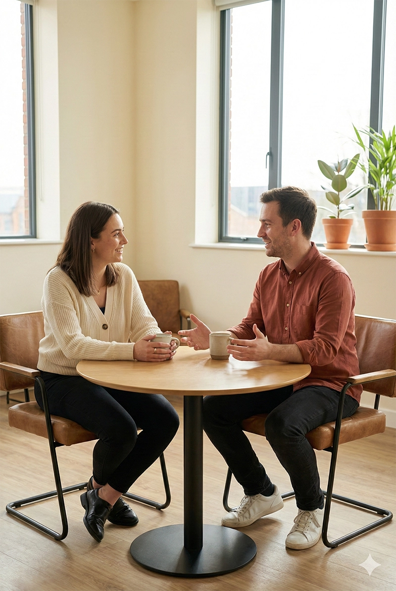 Community Tech collaborating on a client website project